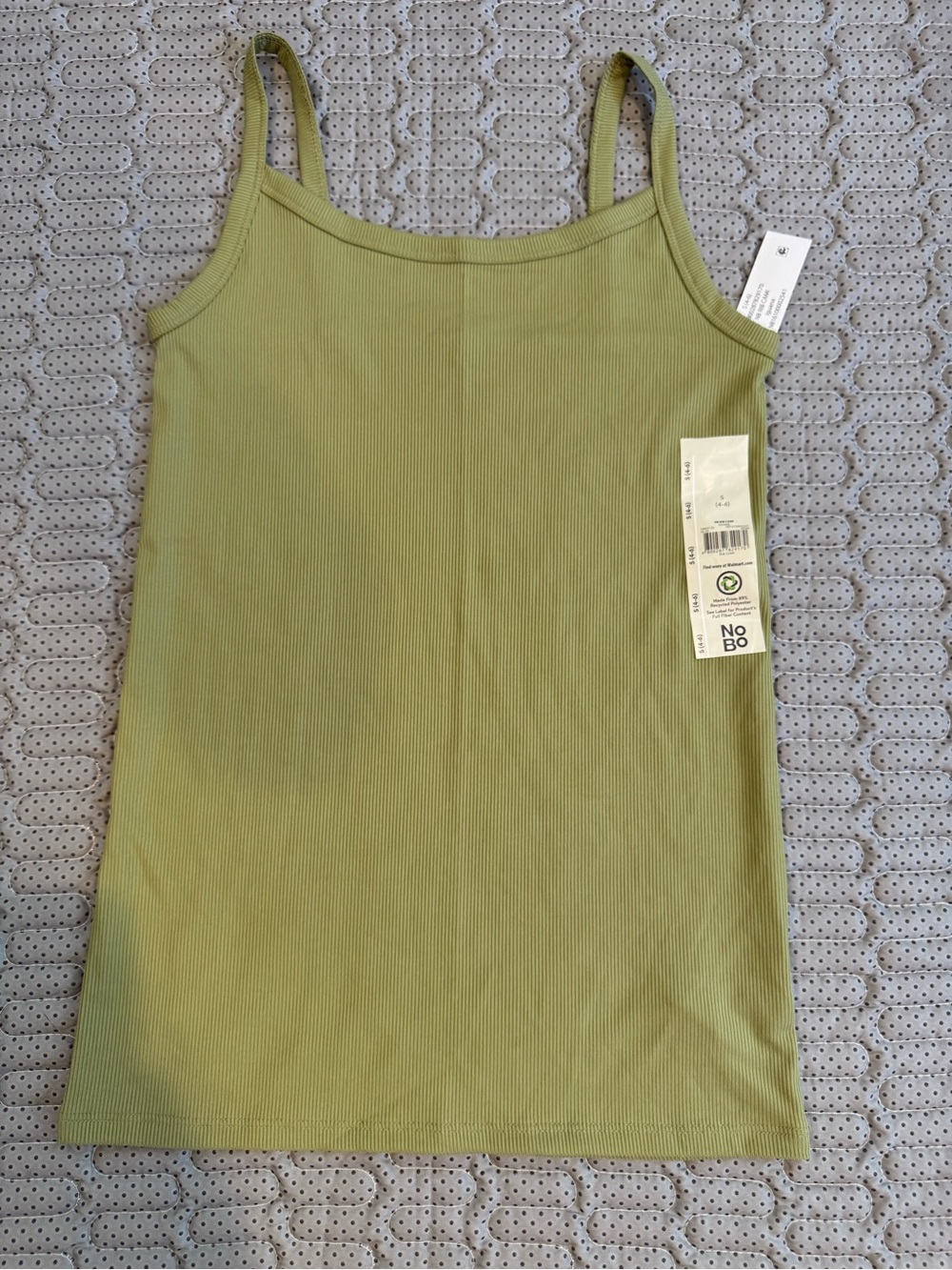 NOBO Olive Green Ribbed Camisole Tank
